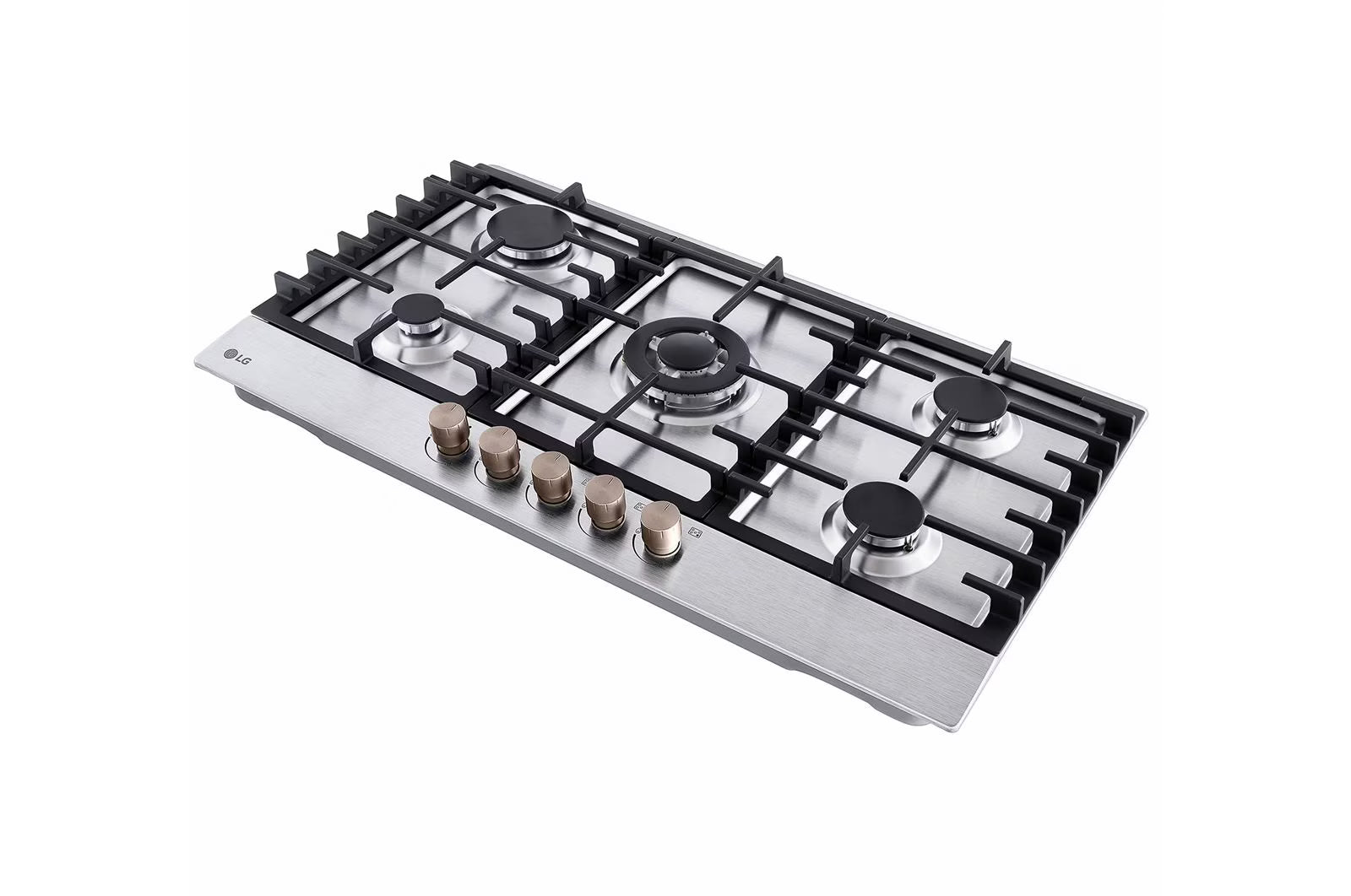 LG Built in 900 Gas Cooktop with 5 burners Stainless Steel |CG5Z3626S - Urbancucine 
