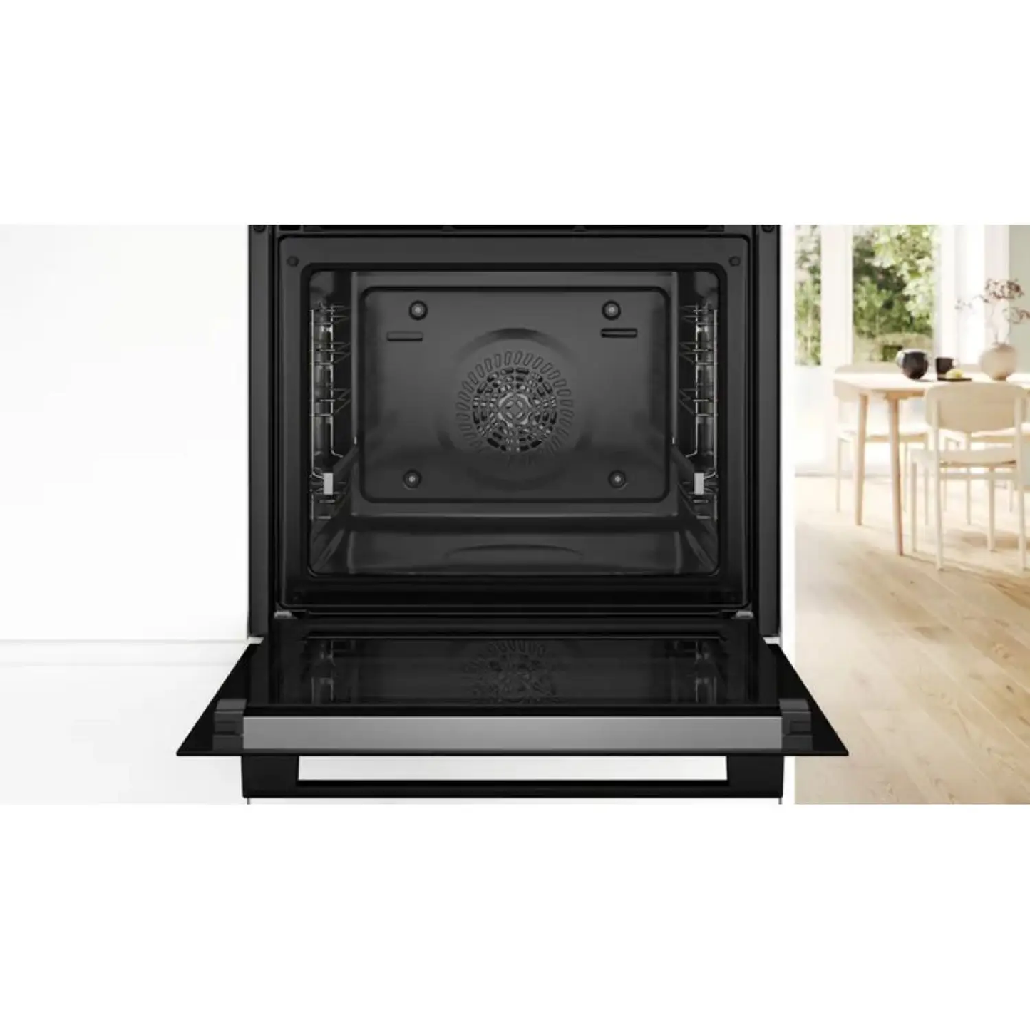 Bosch | Series 4 Built-in Steam Oven 60x60cm Black – HRG272EB3M