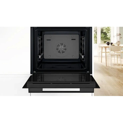 Bosch | Series 4 Built-in Electric Oven 60cm Black – HUA736EA0M
