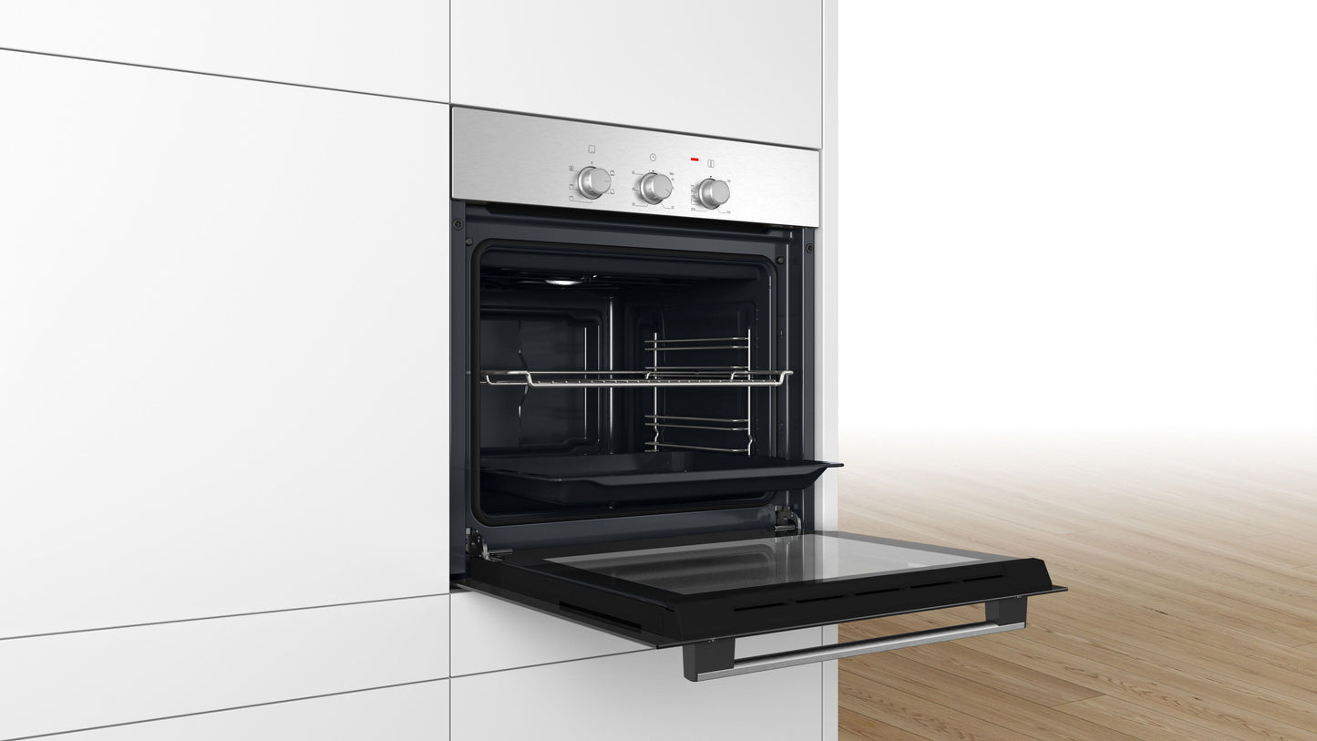 Bosch Series 2 Built-in oven 60 x 60 cm Stainless steel |HBF011BR2M