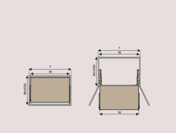 Elite 90cm Pull Out Dish Basket |UL017GR