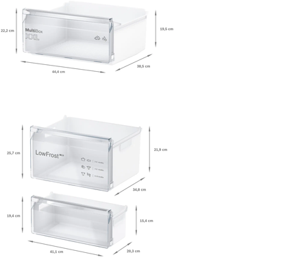 Bosch | Series 2 built-in fridge-freezer with freezer at bottom 177.2 x 54.1 cm sliding hinge KIV87NSE0M