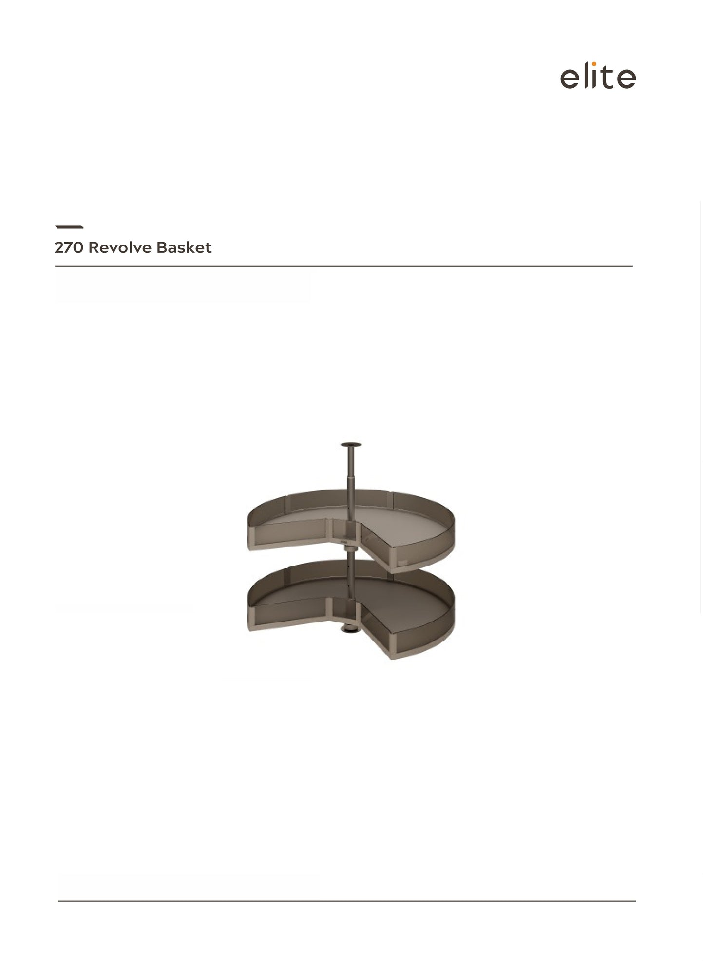 Elite 270 Revolve Basket 80cm |M003CH