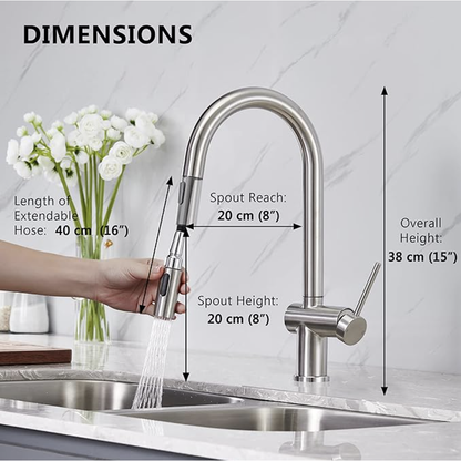 Suizak Kitchen Faucet with Pull-out Spray |SZF11805SC