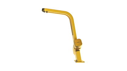 TEKA Metallic Edition single lever tap with revolutionary open spout concept|ICO 915 Brass