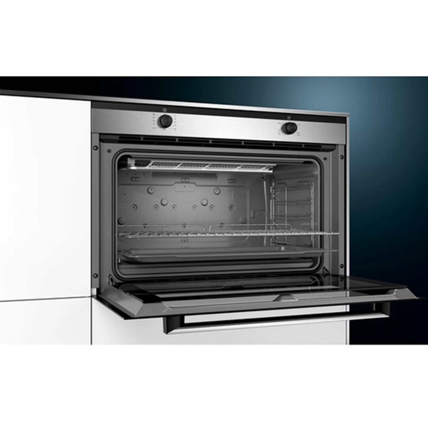 Siemens built in Gas oven, 90 x 60 cm, Stainless steel |VG011DBR0M