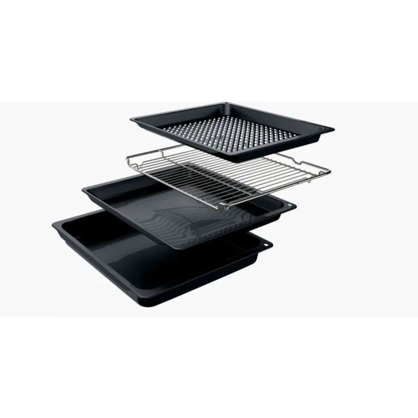 Bosch | Series 4 Built-in Electric Oven 60cm Black – HUA736EA0M