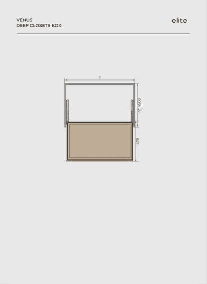 Elite Venus Deep Closets Box 90 cm |VW0290CH