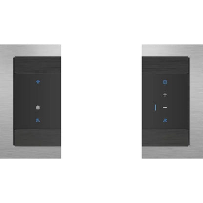 Siemens Downdraft hood 80 cm clear glass, Black |LD88WMM66B