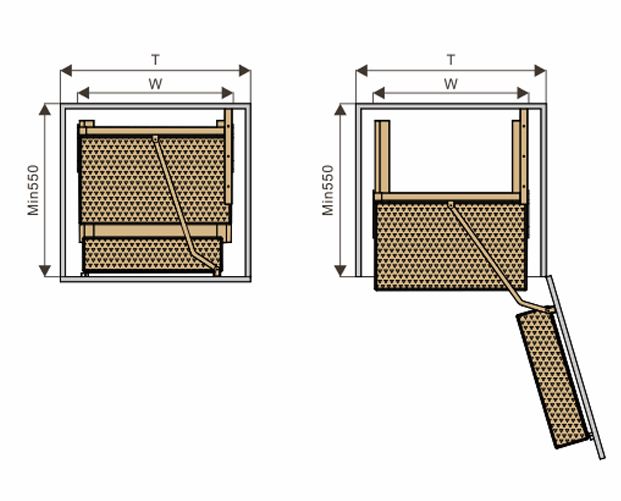Elite 5 Layers pantry Pull Out 45cm |M011CH