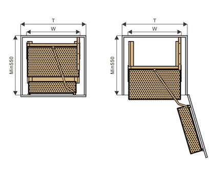 Elite 5 Layers pantry Pull Out 45cm |M011CH