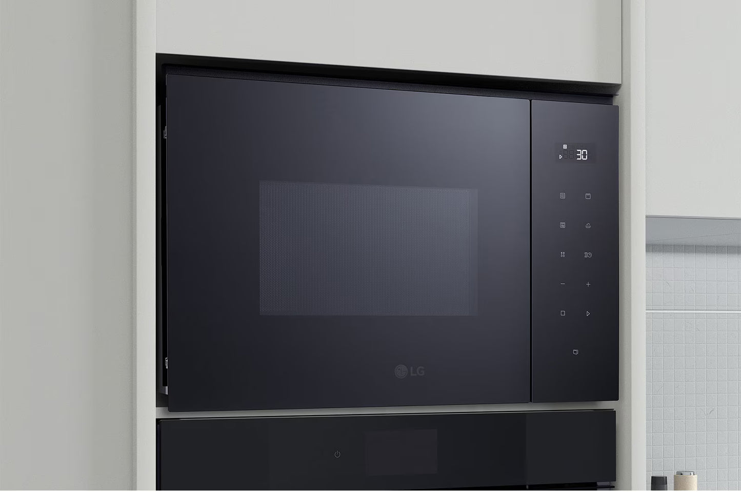 LG Built in Microwave Oven 25L Black Glass with LED Touch Display and Child Lock Option |MGBZ2593F - Urbancucine 