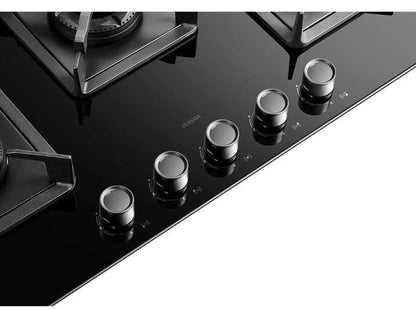 New Gas Hob| Perfect Cooking with Firecube Series | Model No: JZY-9B2H50 | Explosion Proof 8mm Black Glass | Width: 90cm