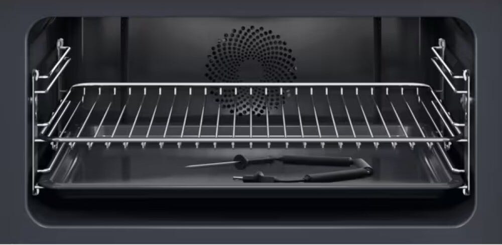 Electrolux series 800 MealAssist CombiQuick 60 x 46cm 44L Full Color TFT Display WiFi Pizza Function Temperature Probe Black |KVLBE09H