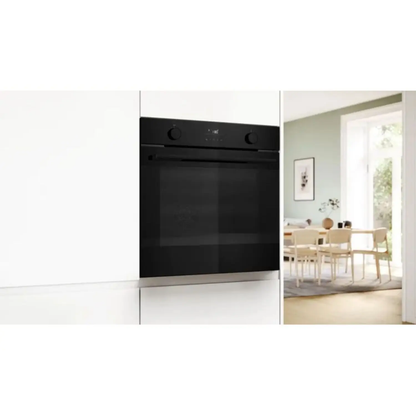Bosch | Series 4 Built-in Electric Oven 60cm Black – HUA736EA0M