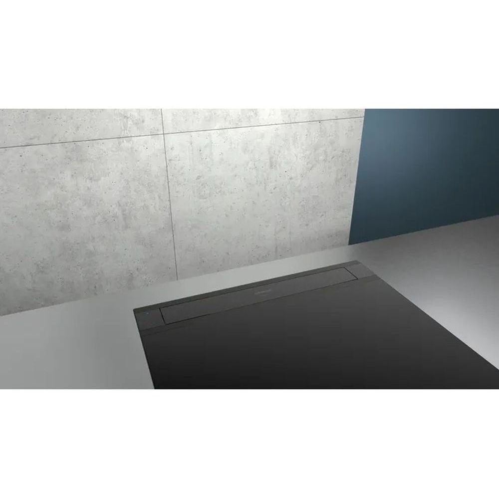 Siemens Downdraft hood 80 cm clear glass, Black |LD88WMM66B