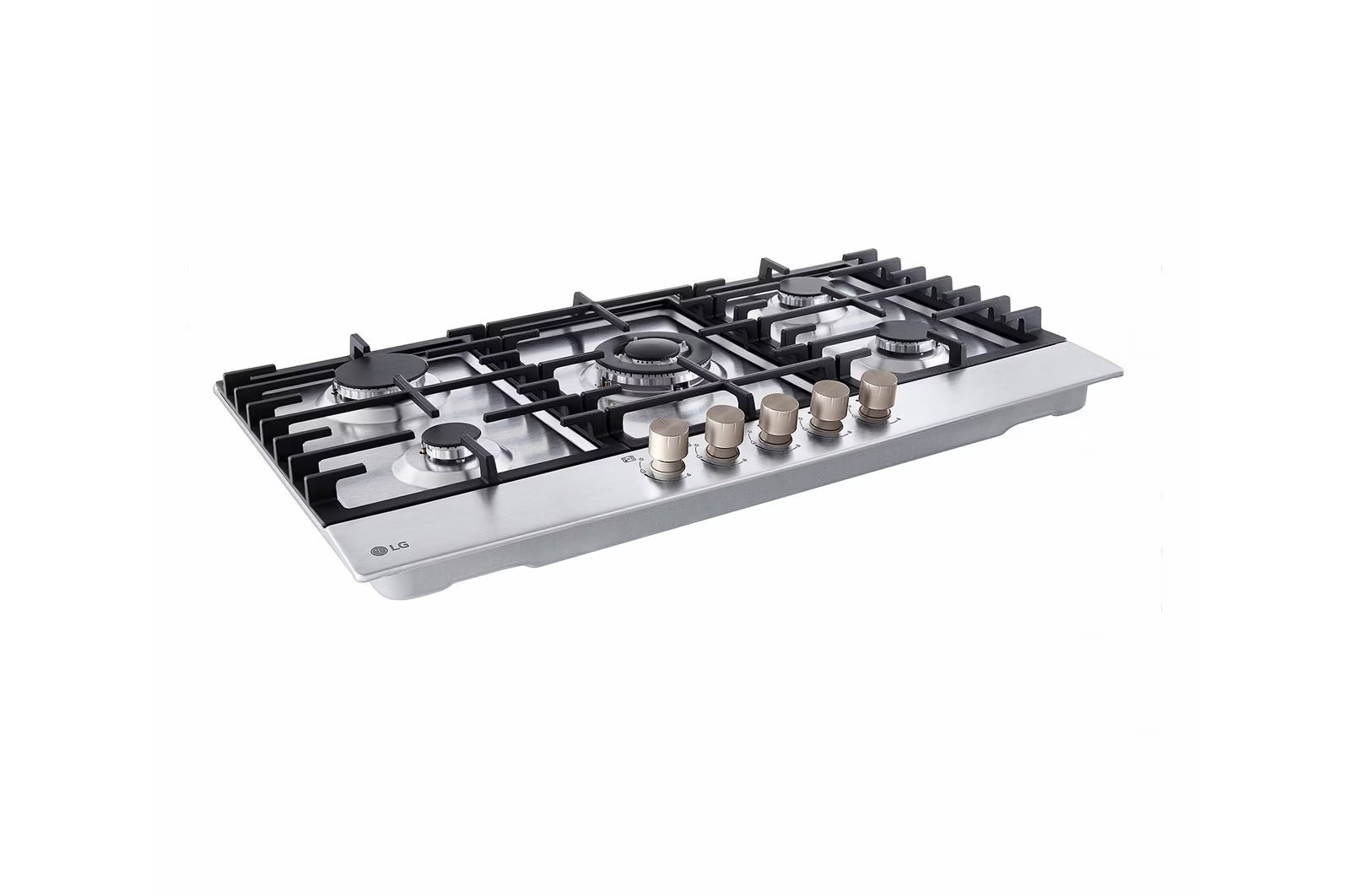 LG Built in 900 Gas Cooktop with 5 burners Stainless Steel |CG5Z3626S - Urbancucine 
