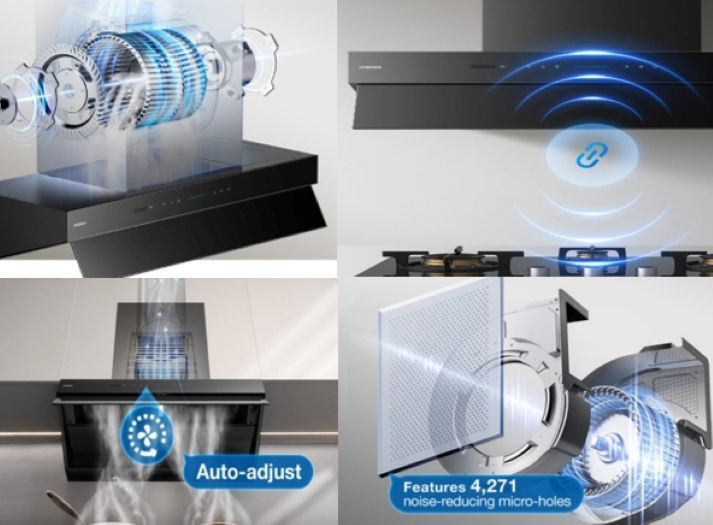 Robam Range Hood | Hurricane Technology | Dual-Vent Series | Model: CXW-260-87H2S | 90cm | Airflow: 1620m3/hr | Pressure: 1300 Pa | Noise: < 39dB - Urbancucine 