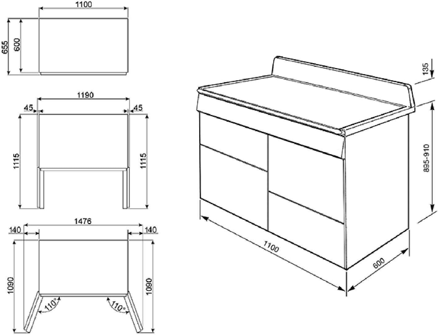 Smeg Victoria Combination Cooker, 110 cm | TR4110P1