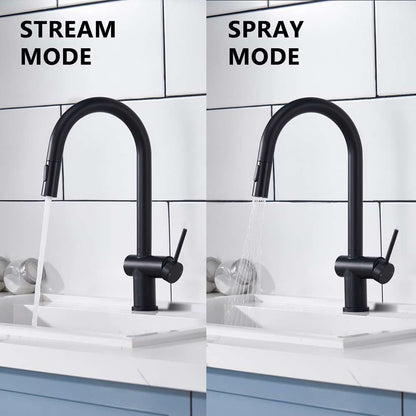 Suizak Kitchen Faucet With Pull Out Spray |SZF11802MB