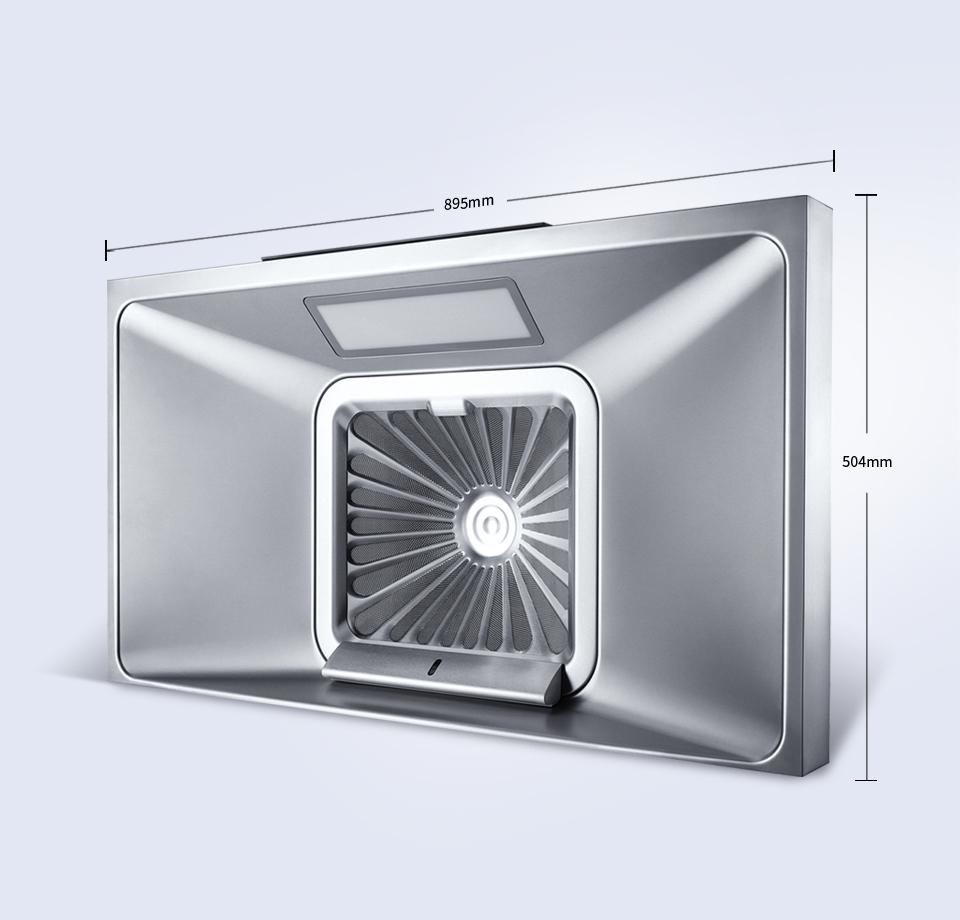 Robam Built in Range Hood | Deep Cavity type | Model: A837 | 90cm | Airflow: 1200 m3/hr | Pressure: 800 Pa|A837