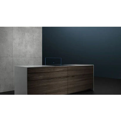 Siemens Downdraft hood 80 cm clear glass, Black |LD88WMM66B