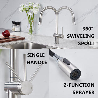 Suizak Kitchen Faucet with Pull-out Spray |SZF11805SC