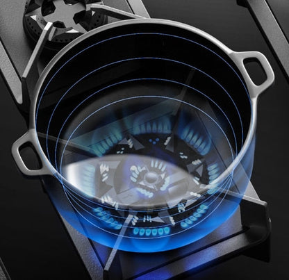 New Gas Hob| Perfect Cooking with Firecube Series | Model No: JZY-9B2H50 | Explosion Proof 8mm Black Glass | Width: 90cm