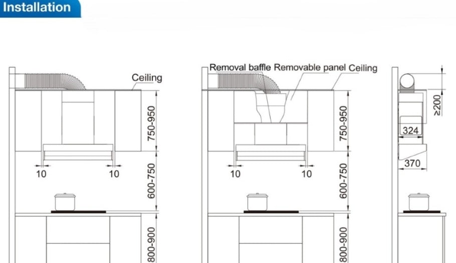Robam Range Hood | Hurricane Technology | Dual-Vent Series | Model: CXW-260-87H2S | 90cm | Airflow: 1620m3/hr | Pressure: 1300 Pa | Noise: < 39dB - Urbancucine 