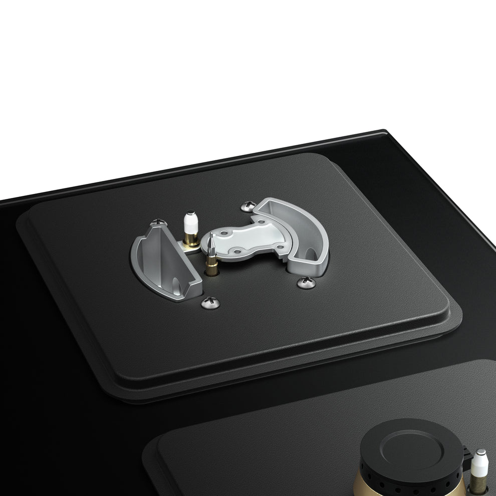 Robam Built in Gas Hob Black Gold Series | Model: B420 | Premium Brass Burners |Explosion Proof 8mm Black Glass | 60cm width|B420