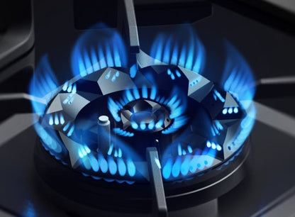New Gas Hob| Perfect Cooking with Firecube Series | Model No: JZY-9B2H50 | Explosion Proof 8mm Black Glass | Width: 90cm