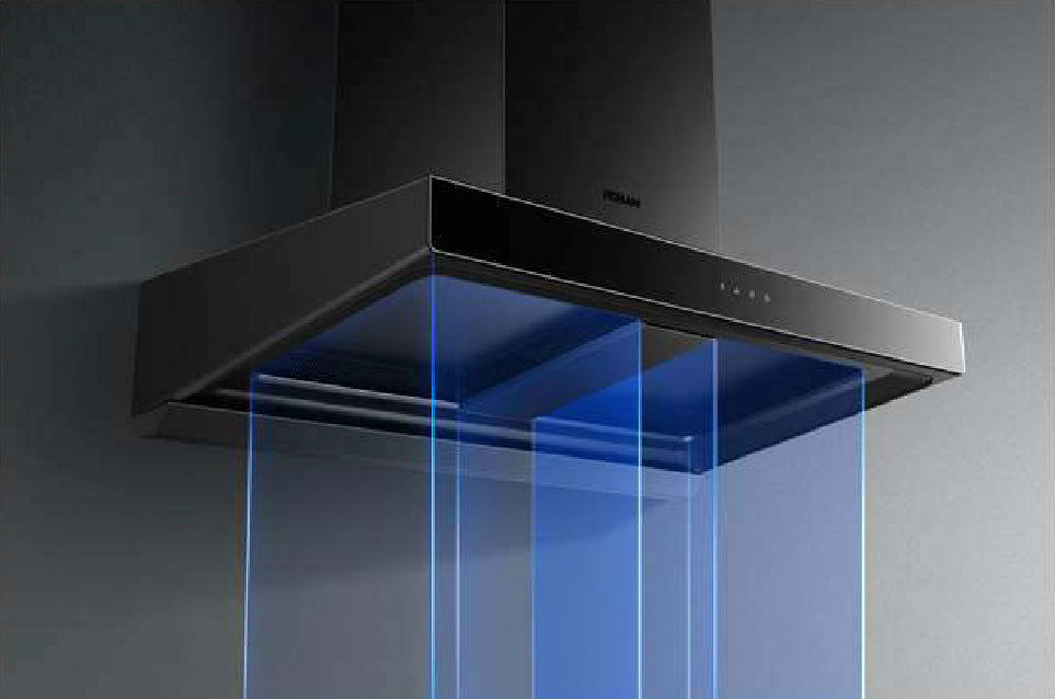 Range Hood | Dual-Cavity Large Suction | Model: A862 | 90cm | Airflow: 1260m3/hr | Pressure: 410 Pa | Noise: < 44dB - Urbancucine 