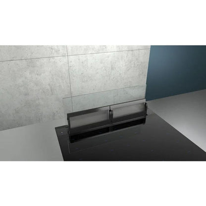 Siemens Downdraft hood 80 cm clear glass, Black |LD88WMM66B