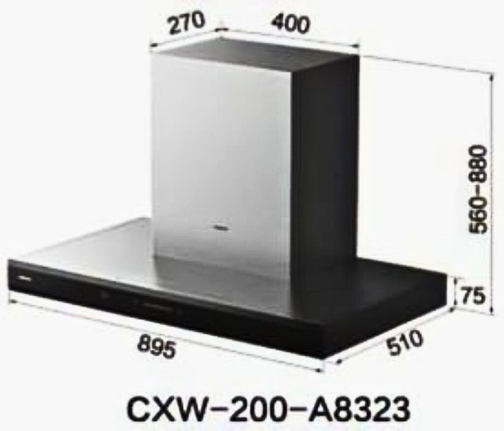 Robam Range Hood T-shaped type 90cm | A8323