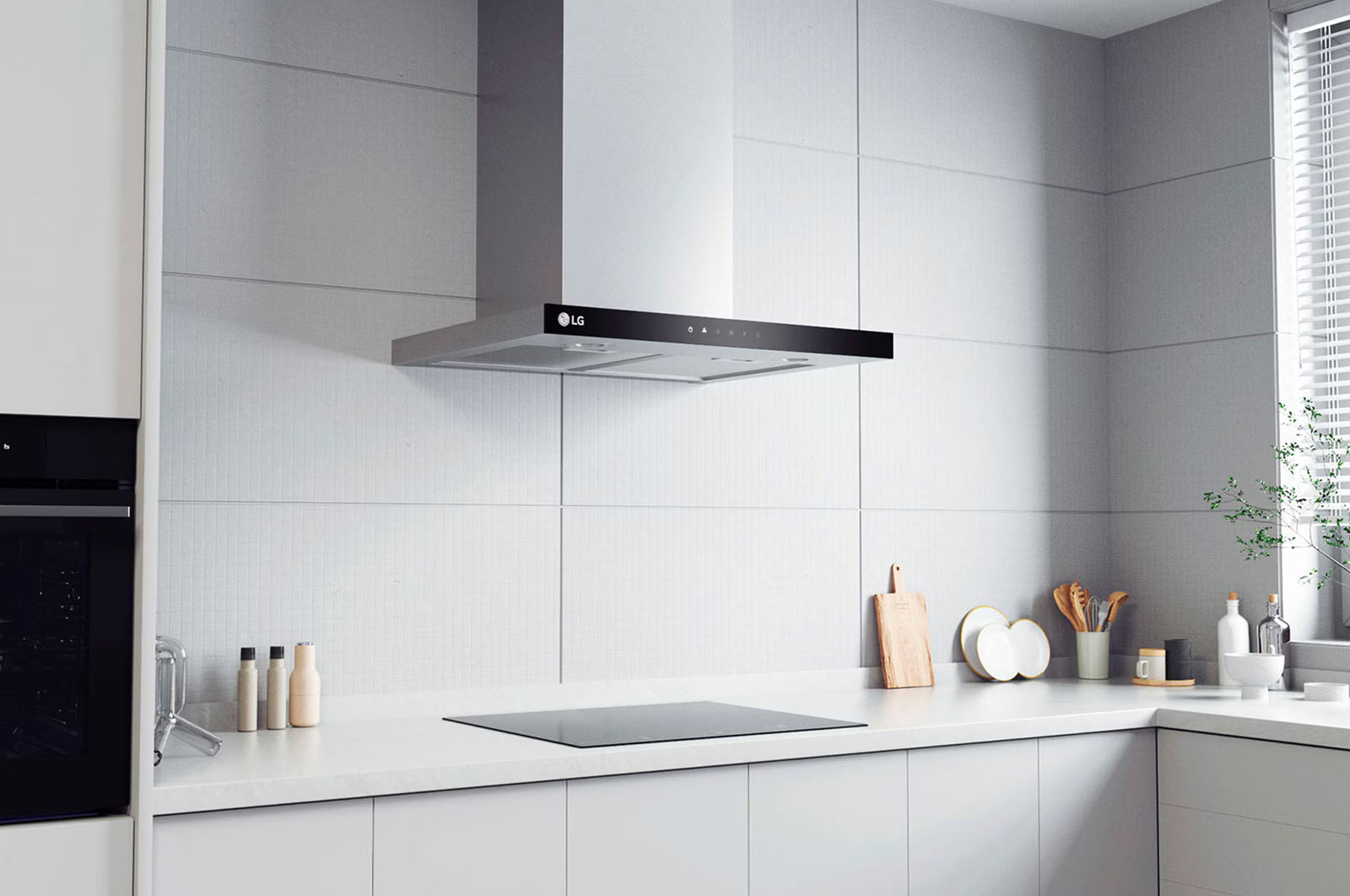 LG Built in Hood 60cm Touch LED Lighting |HC7Z2425S - Urbancucine 