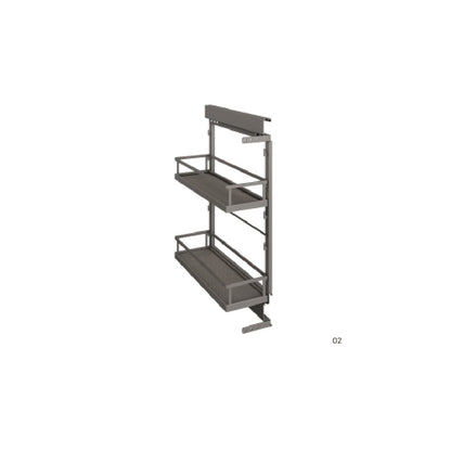 Elite Side Install Wooden Tray Basket |V001 CH - Urbancucine