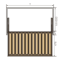 Elite 60 cm Matrix Trousers Rack |MW0460CH