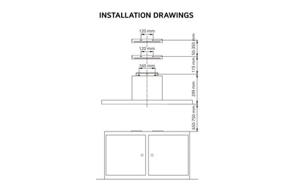 LG wall mount Hood 90cm with Touch Control Powerful suction and 3 modes with Power Boost mode |HC7Z3625S - Urbancucine 