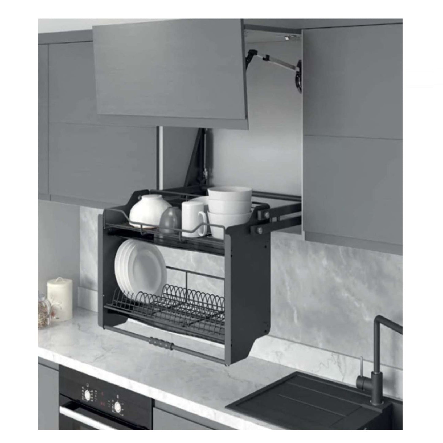 INDOUX PULL DOWN SHELF WITH SURFACE 60cm