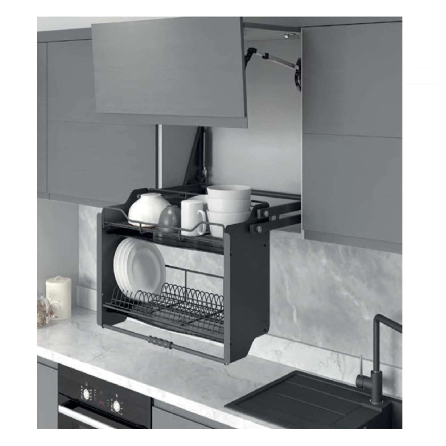 INDOUX PULL DOWN SHELF WITH SURFACE 60cm