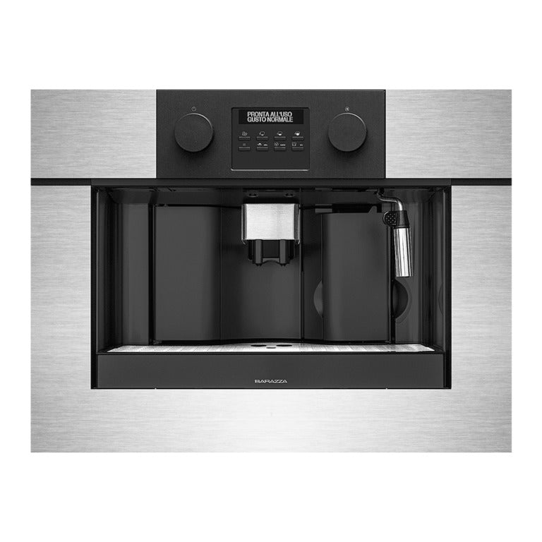 Barazza Built-In Compact Coffee Machine Icon Steel|1CFEVS