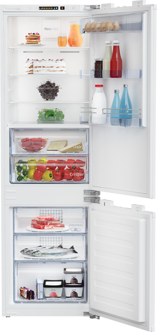 Beko Built in Integrated Fridge Freezer (Freezer Bottom) |BCN130