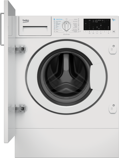 Beko Built in Washer Dryer 8kg Washing/ 5kg Drying |HITV8733
