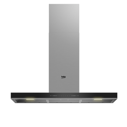 Beko Wall-mounted cooker hood 90cm |BHCB96741BBHS
