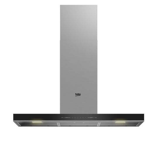 Beko Wall-mounted cooker hood 90cm |BHCB96741BBHS