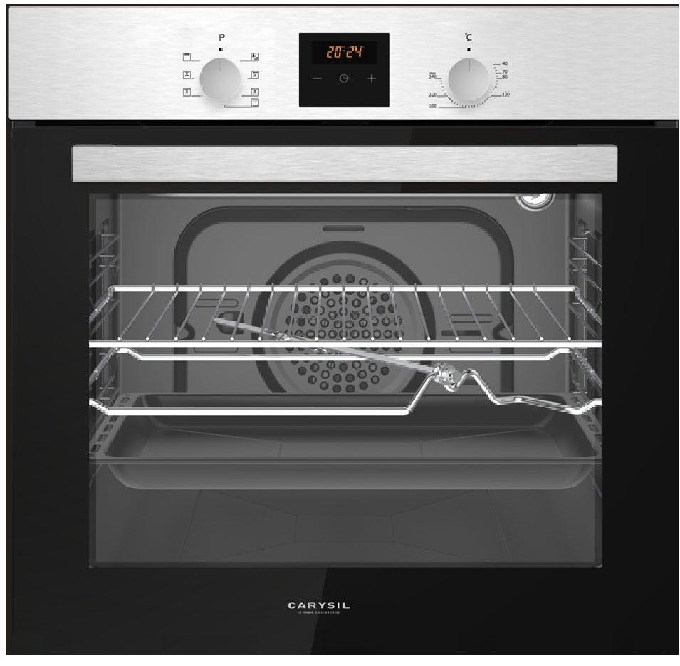CARYSIL BUILT IN ELECTRIC OVEN 60CM |TA OV EL 60 8F SS