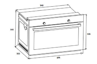 CARYSIL BUILT IN ELECTRIC OVEN 90CM |LI OV EL 90 9F BG