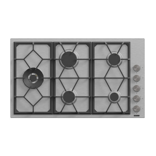 Carysil Built in PREMIUM Gas Hob 90cm |PR HO GS 90 5Z SS