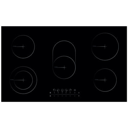 Carysil Built in Vitroceramic Electric Hob 90cm |VC HO EL 90 5Z BG