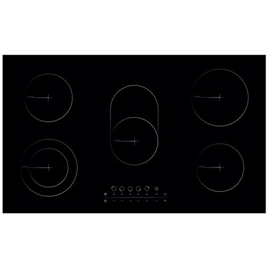 Carysil Built in Vitroceramic Electric Hob 90cm |VC HO EL 90 5Z BG